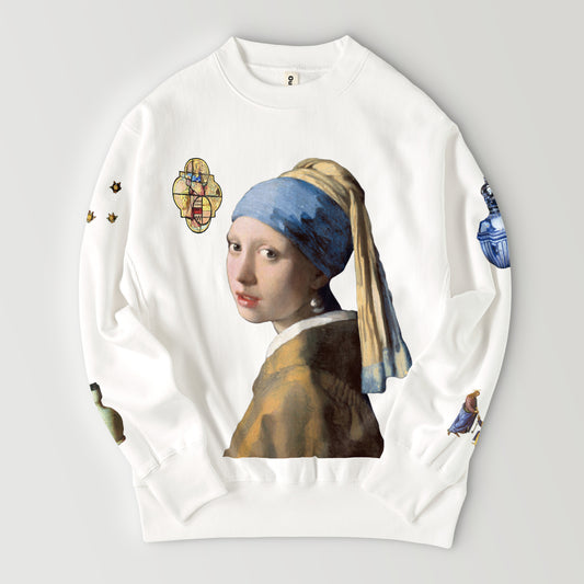 Johannes Vermeer y Pietro Perugino - collage