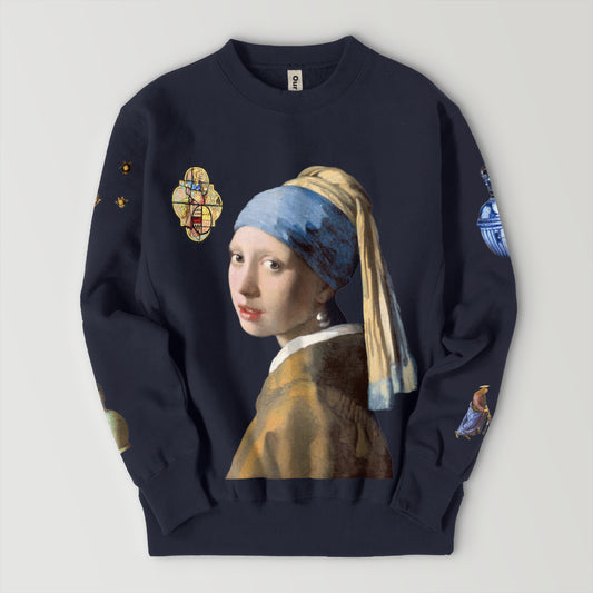 Johannes Vermeer y Pietro Perugino - collage