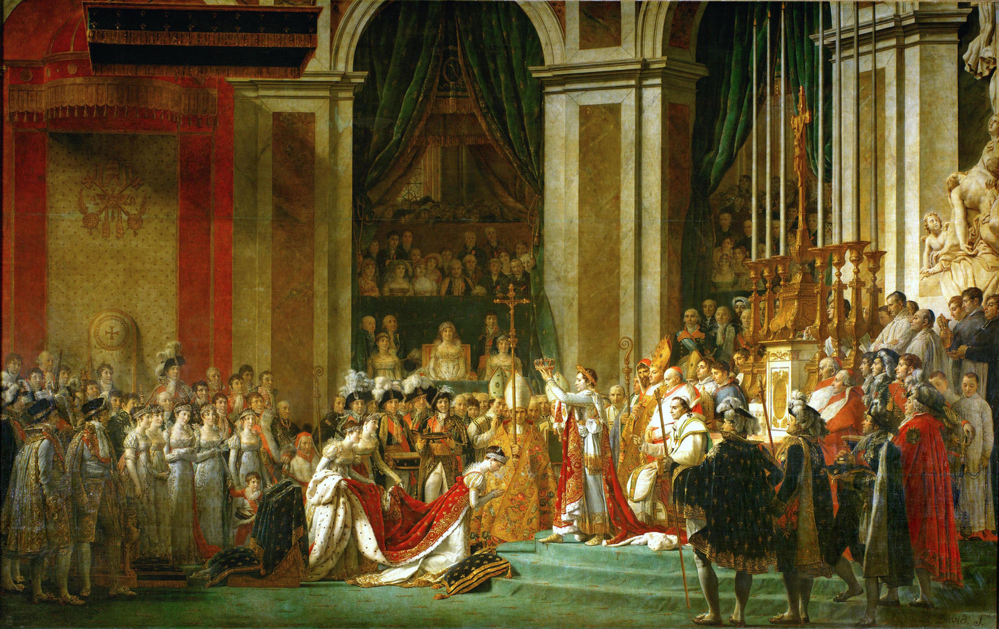 Coronation of Napoleon  (White t-shirt)