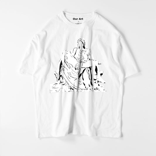 Pieta  (White t-shirt)