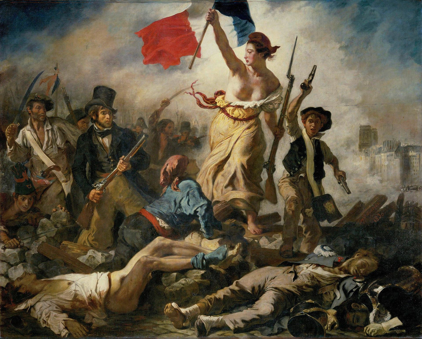 Liberty Leading the People  (White t-shirt)