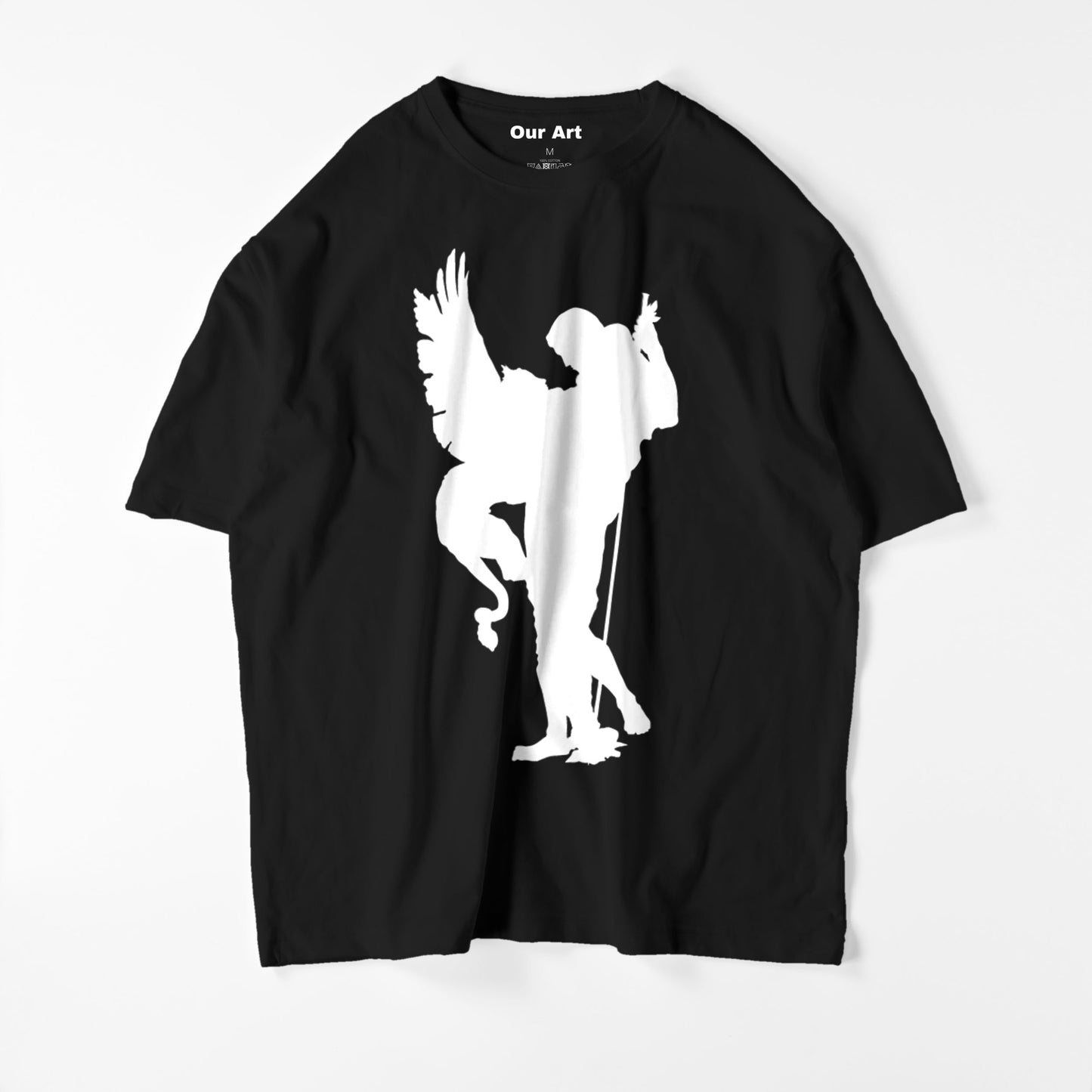 Oedipus and the Sphinx  (Black t-shirt)