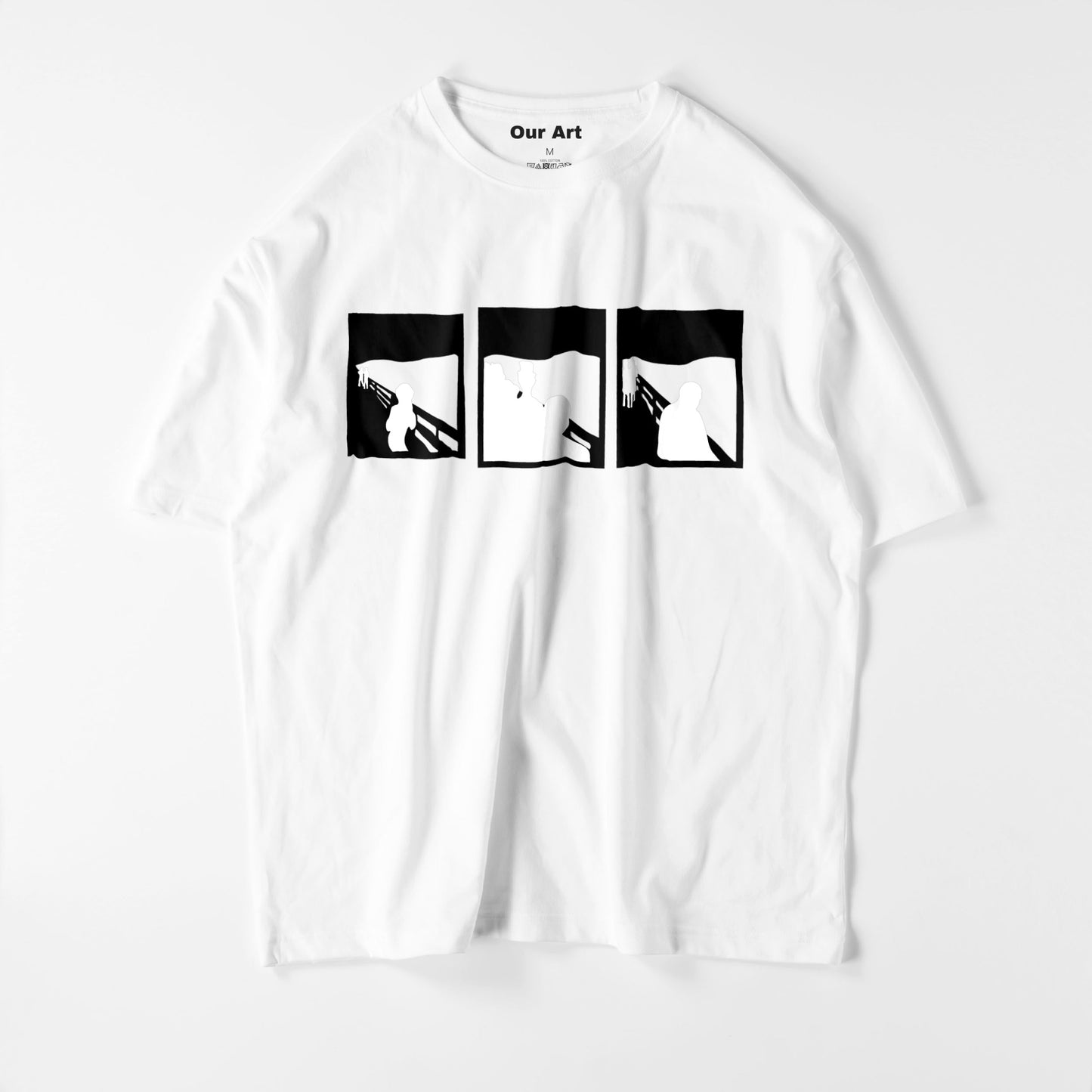 Grito, ansiedad, desesperación (Camiseta blanca)